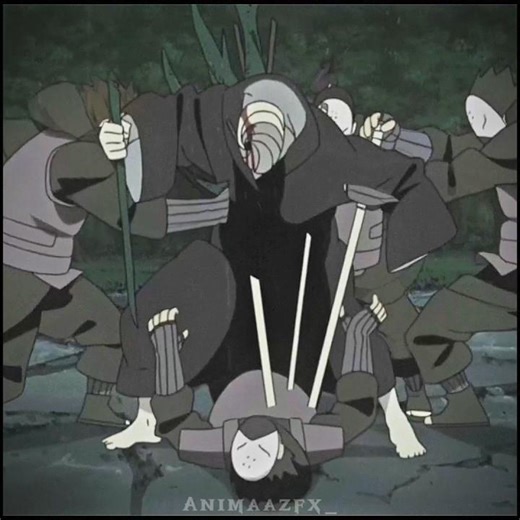 The day the world lost a hero and gained a ghost. 🎭#obito #obitouchiha #naruto