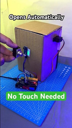 Smart Bin Project | No Touch Needed! #arduino #arduinotutorial