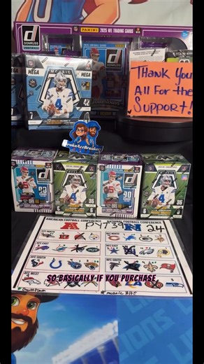 Donruss Break 39 2025 Donruss Bundle 2025 Donruss Blasters x3 2025 Mosaic Blasters x3 2025 Mosaic Megas x2