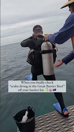 Scuba diving in the Great Barrier Reef #greatbarrierreef #australia #scubadiving