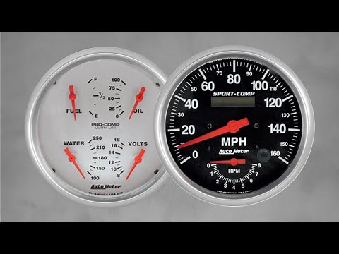 AutoMeter Introduces 5-inch Tach/Speedometer and Quad Gauges