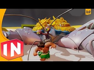 Disney Infinity 3.0 - Tamatoa & Enemies Moana Playset Footage - EXCLUSIVE LOOK
