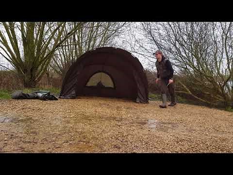 Setting up the Chub Outkast 1 Man Bivvy