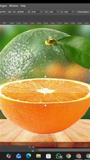 photoshop tutorial, creative photo manipulation, orange photo edit, photoshop editing