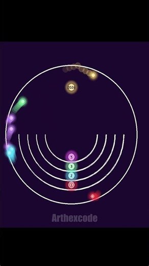 #satisfying #bouncingball #simulation #creativecoding