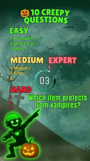 10 Creepy Questions 🎃 | The Ultimate Halloween Expert Quiz 👑 | Can you guess all 10 right? ❓