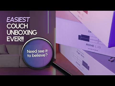 M1 Sofa by Rove Lab | The couch-in-a-box unbox step by step