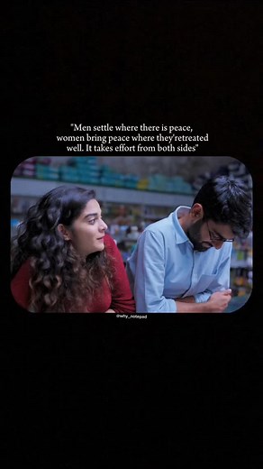 why notepad on Instagram: ""Love isn’t about grand gestures; it’s about the *little things*—sharing food, late-night talks, and standing by each other. Just like Dhruv & Kavya, we fight, we grow, but we always come back stronger. A healthy relationship is built on trust, communication, and finding happiness in everyday moments. It’s about giving space, supporting dreams, and knowing that no matter how tough life gets, you have your person. Whether it’s long-distance struggles or deciding what to