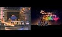 Mix of 2 videos from youtube : The Wonderful World Of Disney ABC Intro Comparison