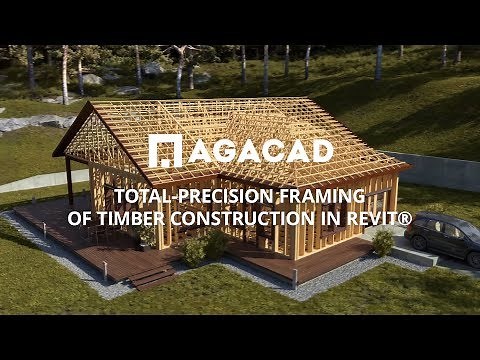 Total-Precision Framing of Timber Constructions in Revit | Wood Framing Showreel