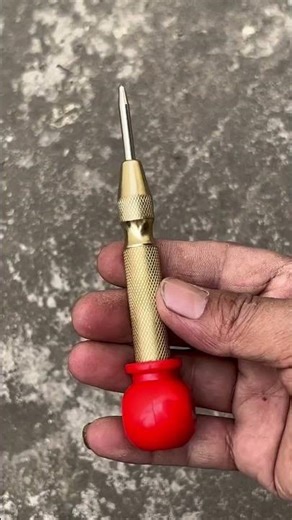 Automatic Center Punch Tool for Accurate Marking #ideas #shorts #punch #marking