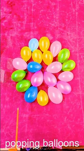 A Big Mass Of Water Balloon Popping #balloon #asmr #poppballons #satisfying