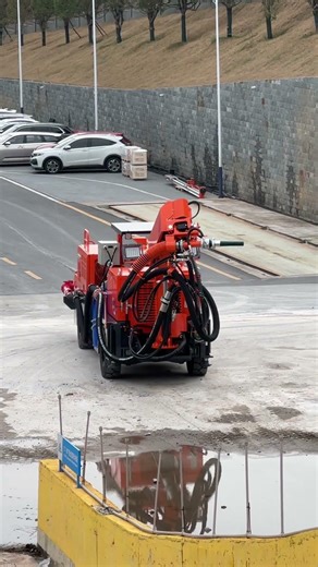 SITON Concrete Sprayer Testing#siton #machine #farming #concrete #excavator #automobile