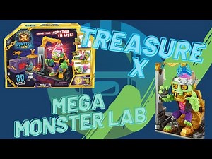 Treasure X Monster Gold Mega Monster Lab Unboxing Toy Review | The Upside Down Robot