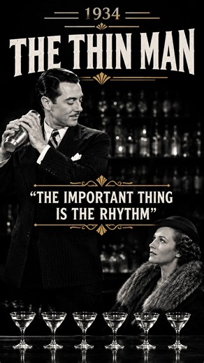 🍸 NICK TELLS BARTENDERS THE SECRET TO SHAKING IS THE RHYTHM IN THE THIN MAN
