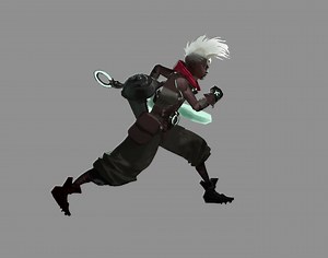 2D Spine Animation Ekko Splash Art - Uncle Thanh