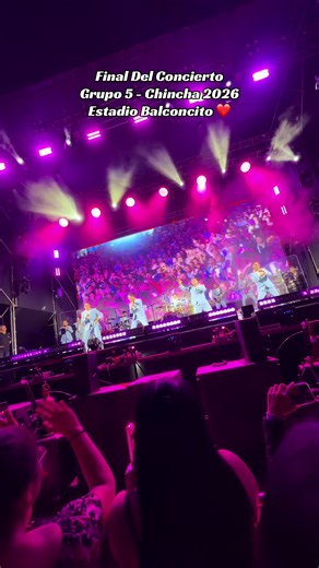 Grupo 5 en Chincha: Final del Concierto 2026