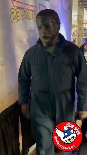 Behind the scenes @bigfresnofair Pop Culture Experience #Halloween #MichaelMyers #horror | Blue Shell Gaming & Collectibles