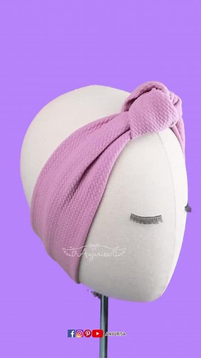 7.7K views · 281 reactions | Easy knotted headband tutorial #headbands #headbandbaby #handmadeheadbands #hairaccessories #headbandstyle | Anjurisa | Facebook