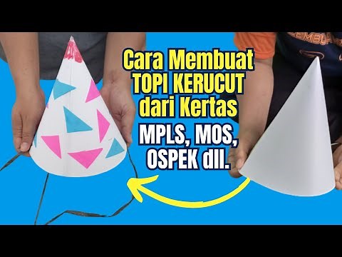 How to Make a Conical Hat from Cardboard for MPLS (Easy)