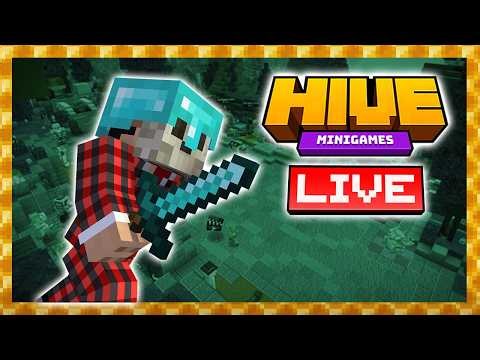 THE MINIGAME GRIND W/ VIEWERS!!! - (Minecraft: HIVE Server Minigames LIVE)