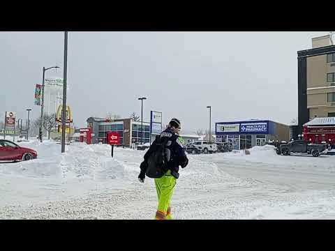 Copy of Niagara Falls live in town 27 January 2026 snow everywhere