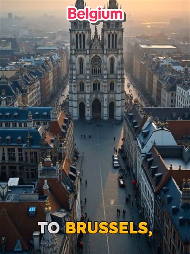 Where Gothic meets EU politics! Explore Brussels' 500-year-old squares, taste authentic Belgian waffles, and meet the cheekiest statue in Europe 😉 This is how AI imagines Brussels, where medieval charm meets modern European power! 🇪🇺 #AI #Brussels #TravelEurope #BelgianFood #ArchitectureTour