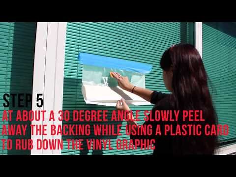 How to Install Cut Vinyl Lettering - Tutorial