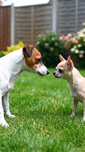 Two puppies talk to each other ||| #dog #cutedog #pappy #dogcartoon #dogs #shortsfeed #puppyface