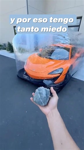 PIEDREA CONTRA MCLAREN!!😨 #shorts