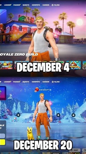 New Christmas Lobby in Fortnite Chapter 7 Today