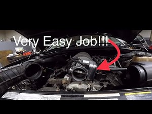 How to replace the throttle body!! 05-11 Chrysler 300 srt8 with throttle re learn