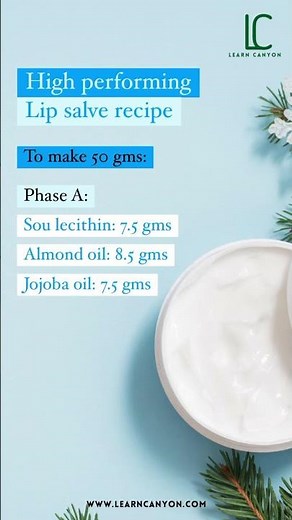 High performing Lip Salve recipe - Learn Canyon