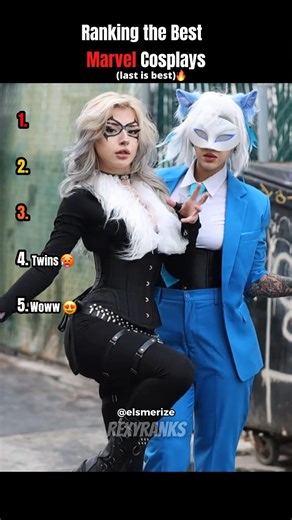 Ranking The BEST Marvel Cosplays ✨ #tiktokviral #transition