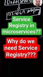 Why do we need Service Registry?? #microservices #serviceregistry #systemdesign #shorts