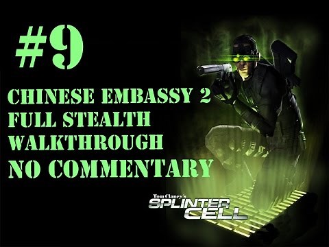 Splinter Cell - Mission 9 - HARD Difficulty Full Stealth Walkthrough No Commentary