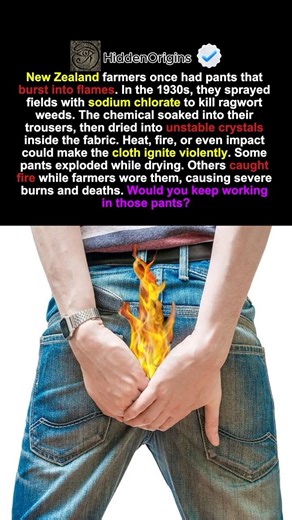The Exploding Pants Epidemic #historyfacts #weirdhistory #facts