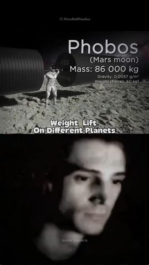 Your Weight Lift Changes Everything on Different Planets ☠️😱#gravity #space #shorts