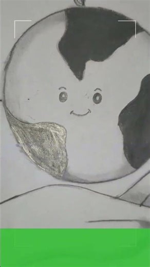 world earth 🌍 day special sketch #short #drawing