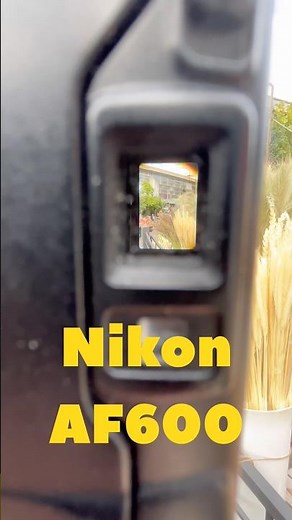 Why photographers are OBSESSED with this Nikon 📸 AF 600 #shorts