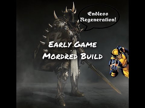 King Arthur: Knight's Tale - Early Game Mordred Armor Regeneration Build