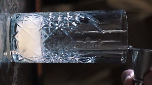 Close-up of Beaker As Bartender Pours Ingredient into Cocktail. Detailed View of Stock Footage - Video of measuring, mixologist: 432646344