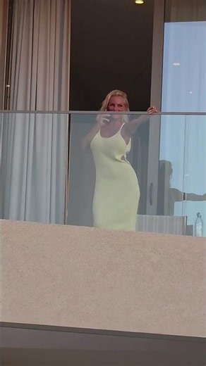 When you step out onto the balcony for a quick phone call… and suddenly realize you’re being watched