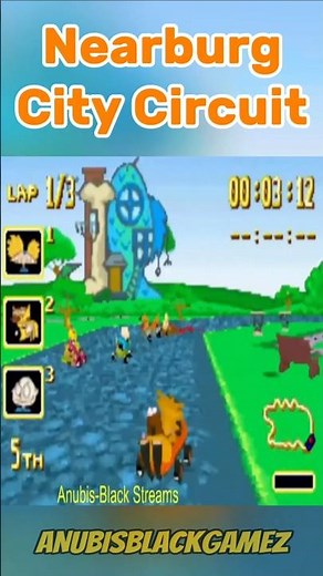 Nearburg City Circuit#shorts #gba #racing #nickelodeon #games #catdog #nicktoons #retrogaming