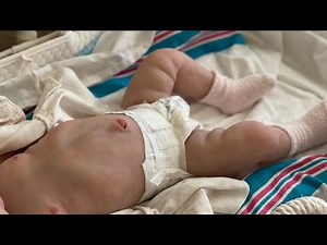 Silicone Reborn Baby Box Opening