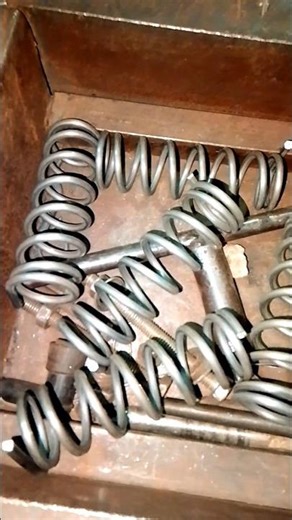 Making a Thin Wire Spring on Machine Precision Spring Crafting#SpringMaking #ThinWireSpring