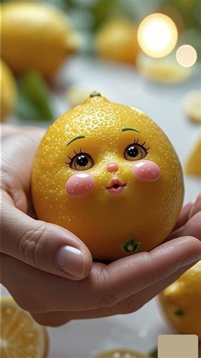 this lemon eating food in humans hand ll #shorts