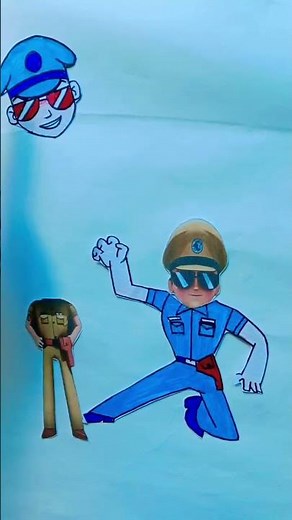 Little Singham funny clip 🤣😆#chhotabheem #motupatlu #marvel #littlesingham