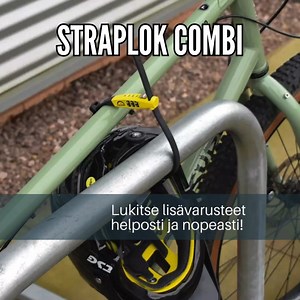 STRAPLOK ™ Combi on helppokäyttöinen lukko lyhytaikaiseen lukitsemiseen. Suojaa varusteesi helposti ilman avaimia! | Tukku-Immonen Oy