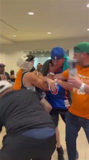 Spurs Fans Got HEATED With This Knicks Fan! #shorts